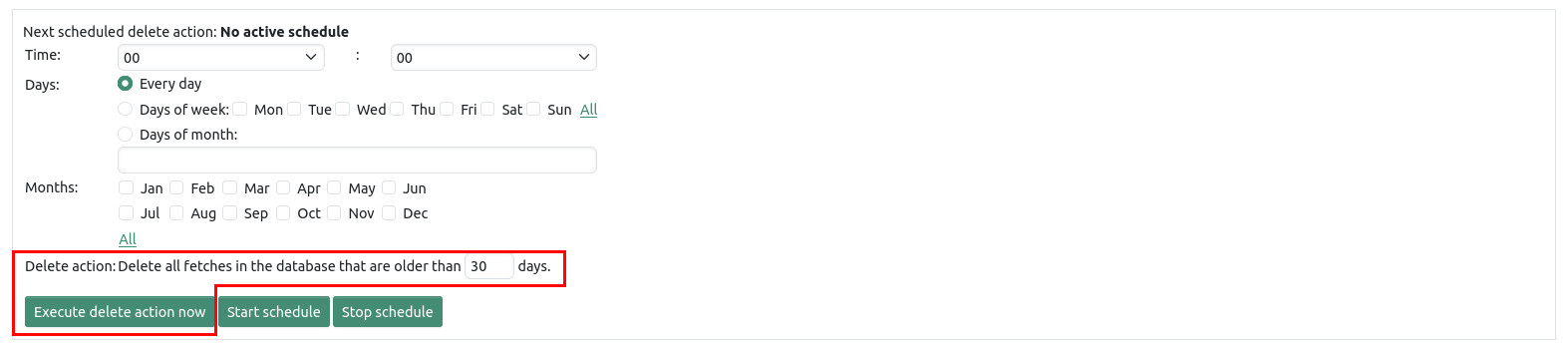 configuration delete manual