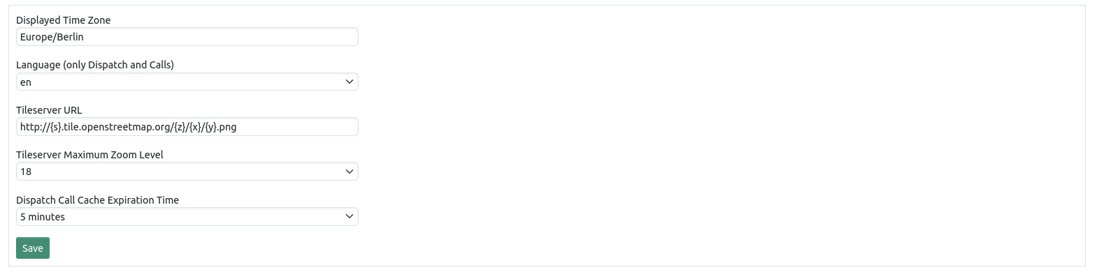 configuration display